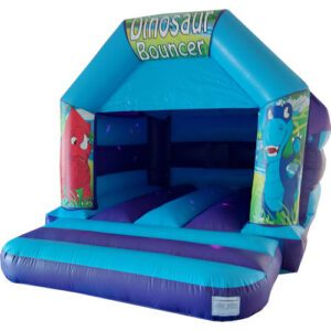 Dinosaur Bouncy Castle Hire Farnborough (Disco Ready) - Kingdom of Castles