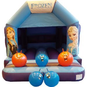 Frozen Bouncy Castle Hire Farnborough (Disco Ready) - Kingdom of Castles