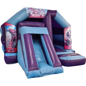 Avengers 2 Disco Bouncy Castle Front Slide Hire Farnborough - Kingdom of Castles
