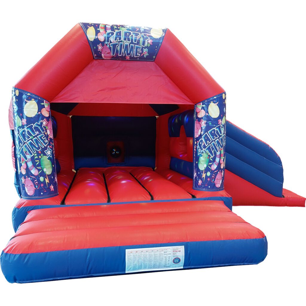 Balloons (Party Time) Disco Bouncy Castle Slide Hire Farnborough - Kingdom of Castles