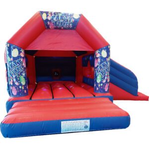 Balloons (Party Time) Disco Bouncy Castle Slide Hire Farnborough - Kingdom of Castles