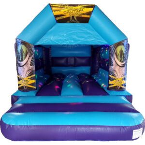 Caution Toxic Biohazard Bouncy Castle Hire Farnborough (Disco Ready) - Kingdom of Castles