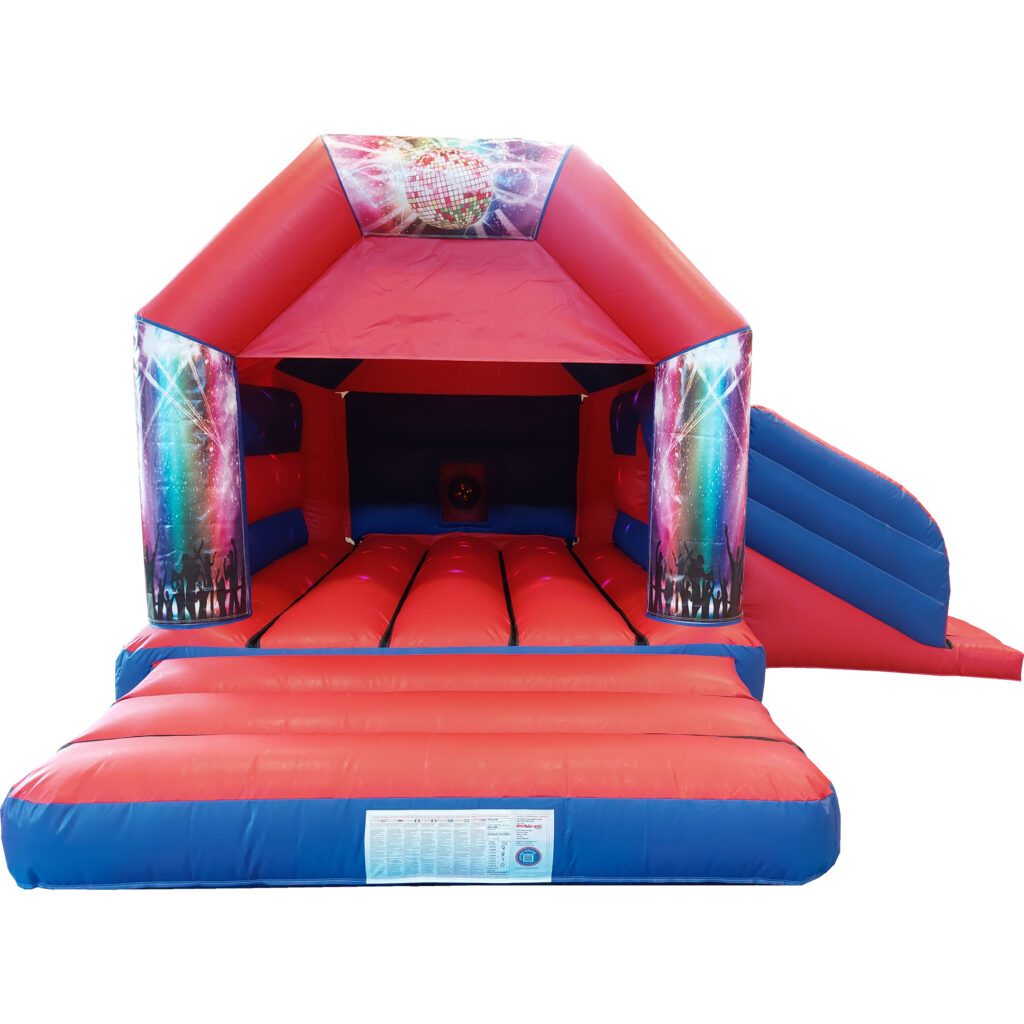 Disco Bouncy Castle Slide Hire Farnborough - Kingdom of Castles