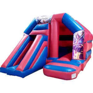 Fortnite Disco Bouncy Castle Slide Hire Farnborough - Kingdom of Castles