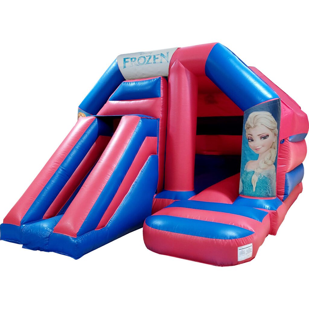 Frozen Disco Bouncy Castle Slide Hire Farnborough - Kingdom of Castles