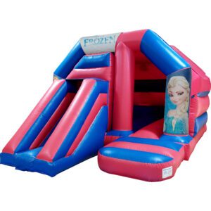 Frozen Disco Bouncy Castle Slide Hire Farnborough - Kingdom of Castles