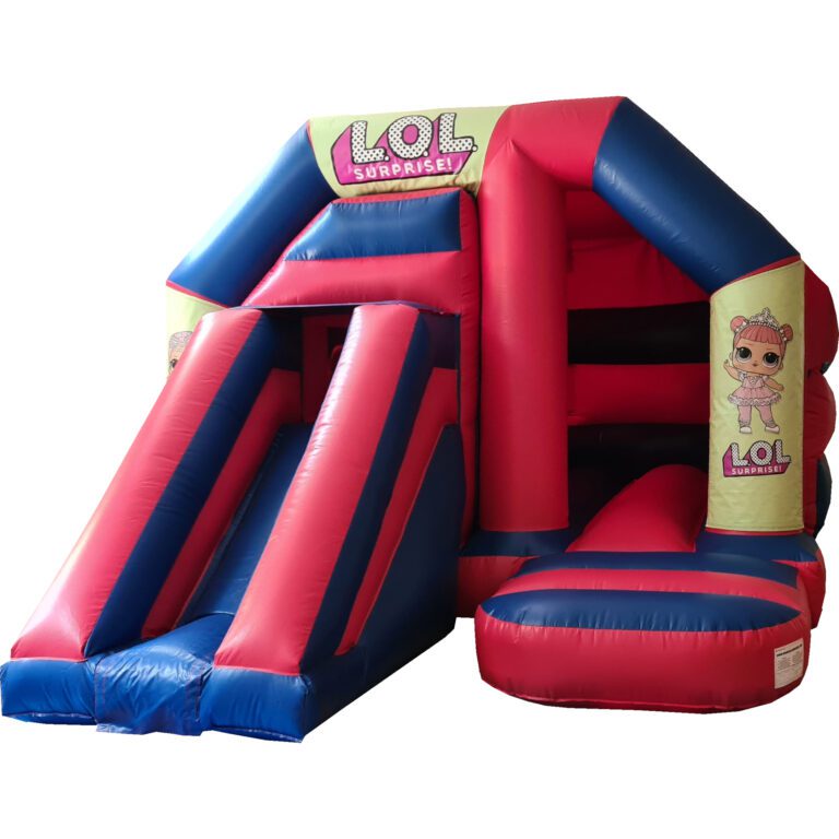 LOL Surprise Disco Bouncy Castle Slide Hire Farnborough - Kingdom of Castles