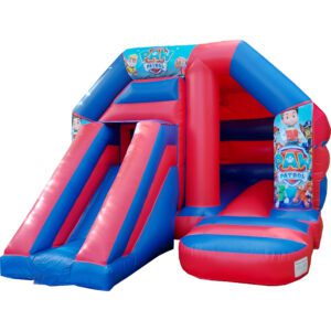 Paw Patrol Disco Bouncy Castle Slide Hire Farnborough - Kingdom of Castles