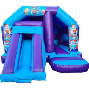 Paw Patrol Disco Bouncy Castle Slide Hire Farnborough - Kingdom of Castles