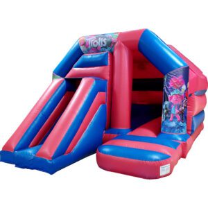 Trolls Disco Bouncy Castle Slide Hire Farnborough - Kingdom of Castles