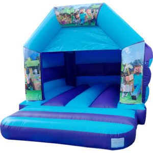Minecraft Disco Bouncy Castle Hire Farnborough - Kingdom of Castles