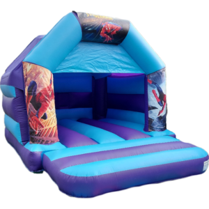 Spider Man Disco Bouncy Castle Hire Farnborough - Kingdom of Castles