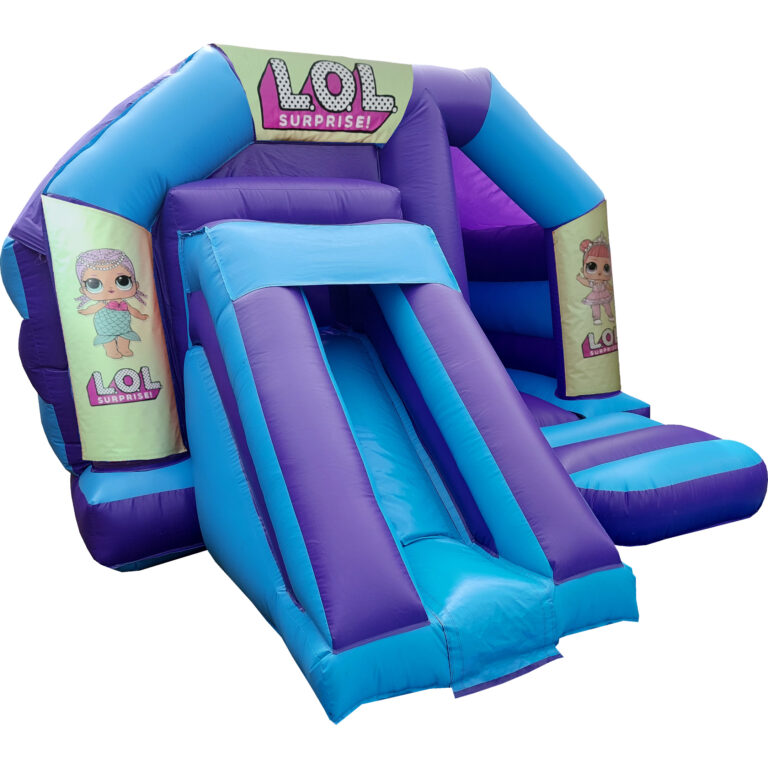 LOL Surprise Disco Bouncy Castle Slide Hire Farnborough - Kingdom of Castles