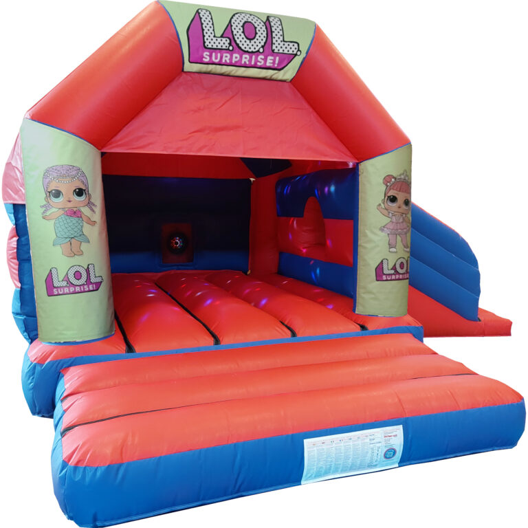 LOL Surprise Disco Bouncy Castle Slide Hire Farnborough - Kingdom of Castles