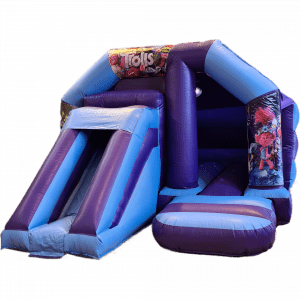 Trolls Disco Bouncy Castle Slide Hire Farnborough - Kingdom of Castles