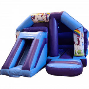 Unicorn Disco Bouncy Castle Slide Hire Farnborough - Kingdom of Castles