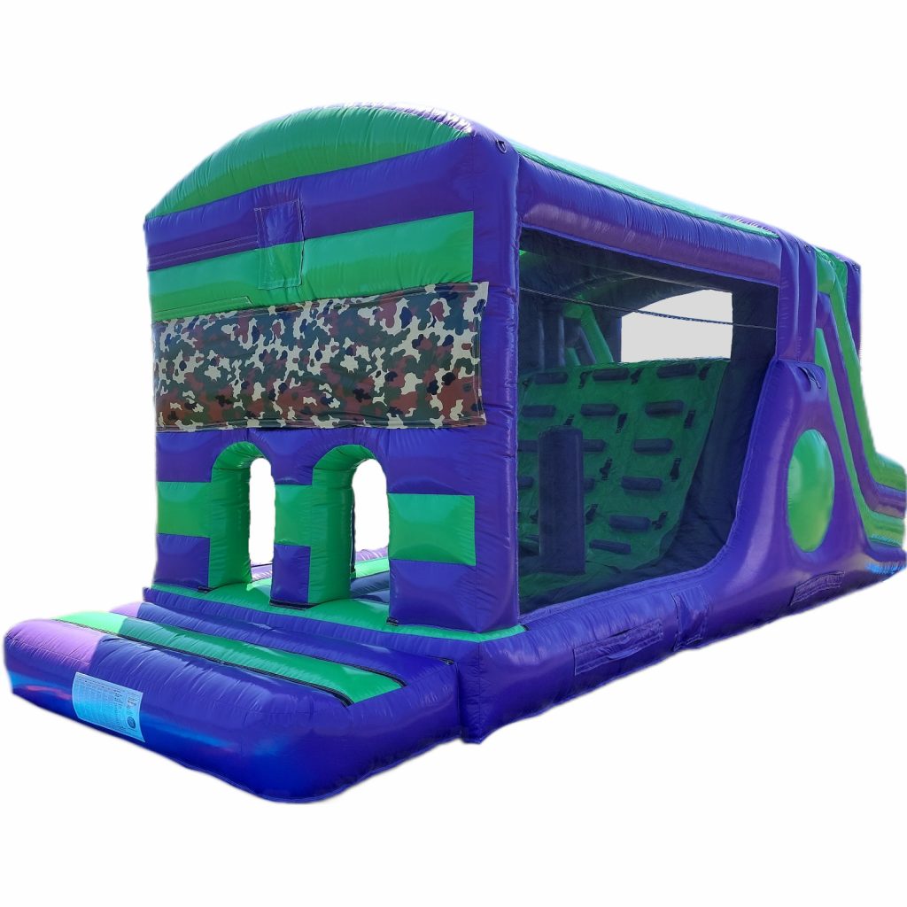 Army Camouflage Disco Obstacle Course Fun Run Hire - Kingdom of Castles Farnborough