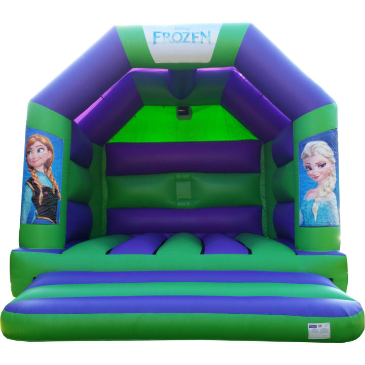 Frozen Princess Adult Disco Bouncy Castle Hire - Kingdom of Castles Farnborough