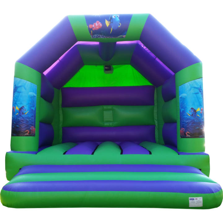 Under Sea Finding Nemo Adult Disco Bouncy Castle Hire Farnborough - Kingdom of Castles