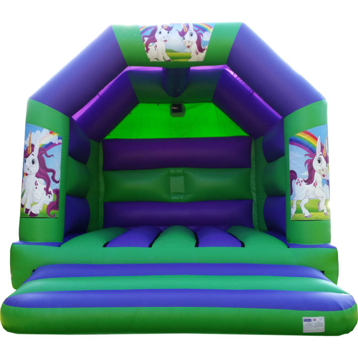 Unicorn Adult Disco Bouncy Castle - Kingdom of Castles Farnborough