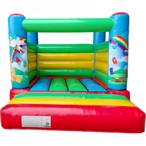 ABC Rainbows Multicolour Low Height Bouncy Castle