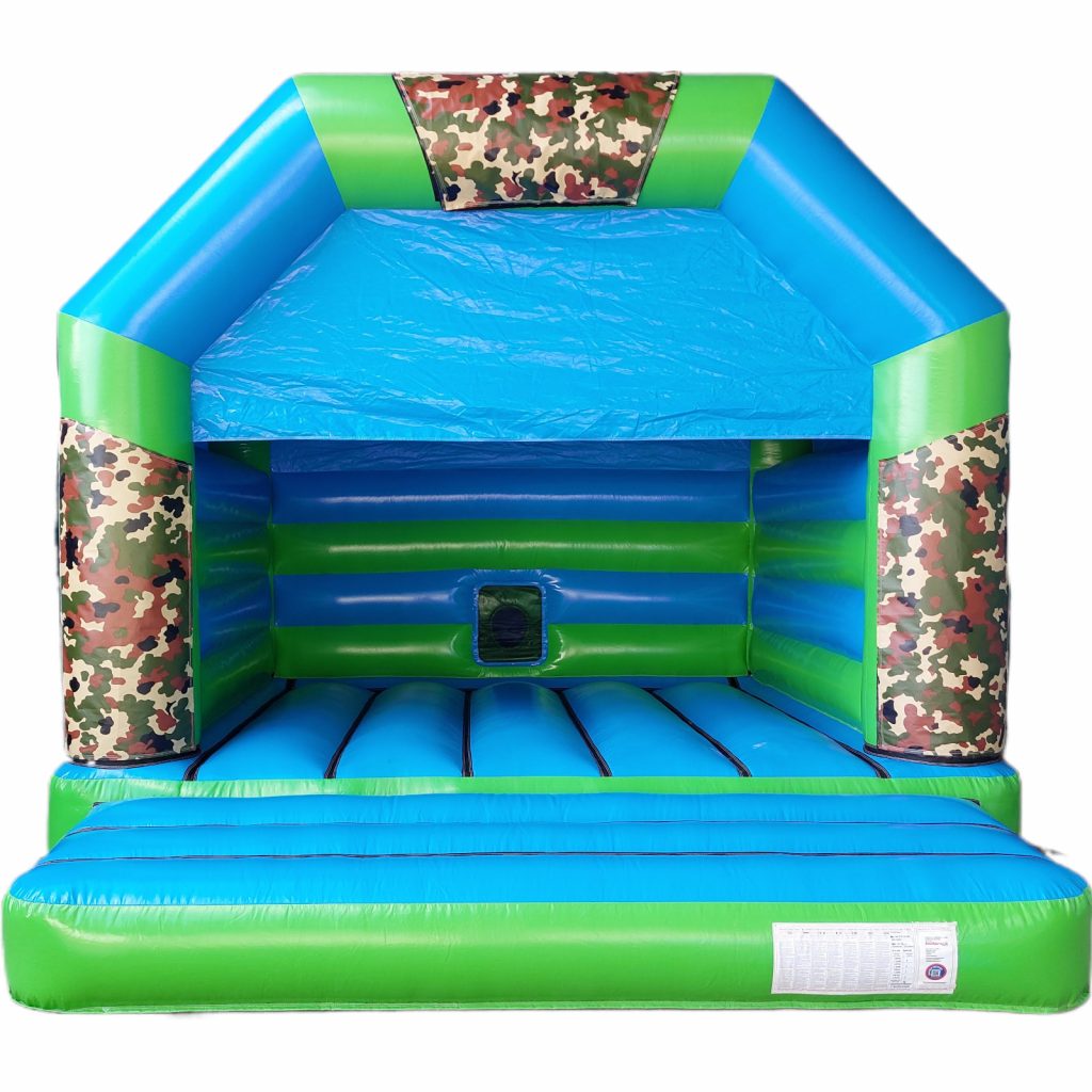 Army Camouflage All Ages Adult Bouncy Castle