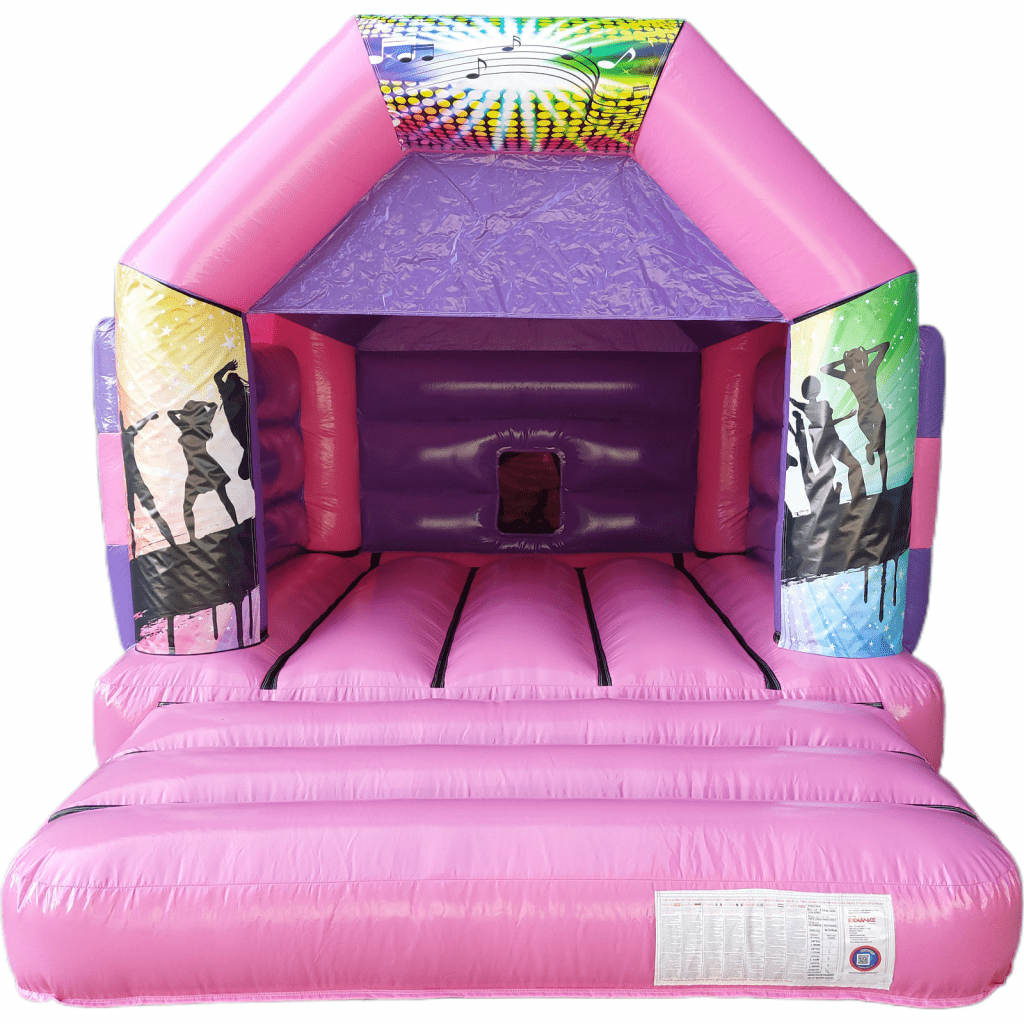 Disco Pink Bouncy Castle - Kingdom of Castles