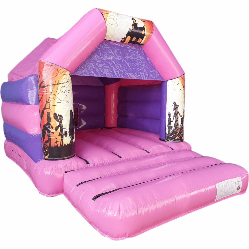 Halloween Pink Bouncy Castle - Kingdom of Castles