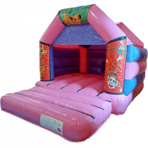 Jungle Pink Bouncy Castle - Kingdom of Castles